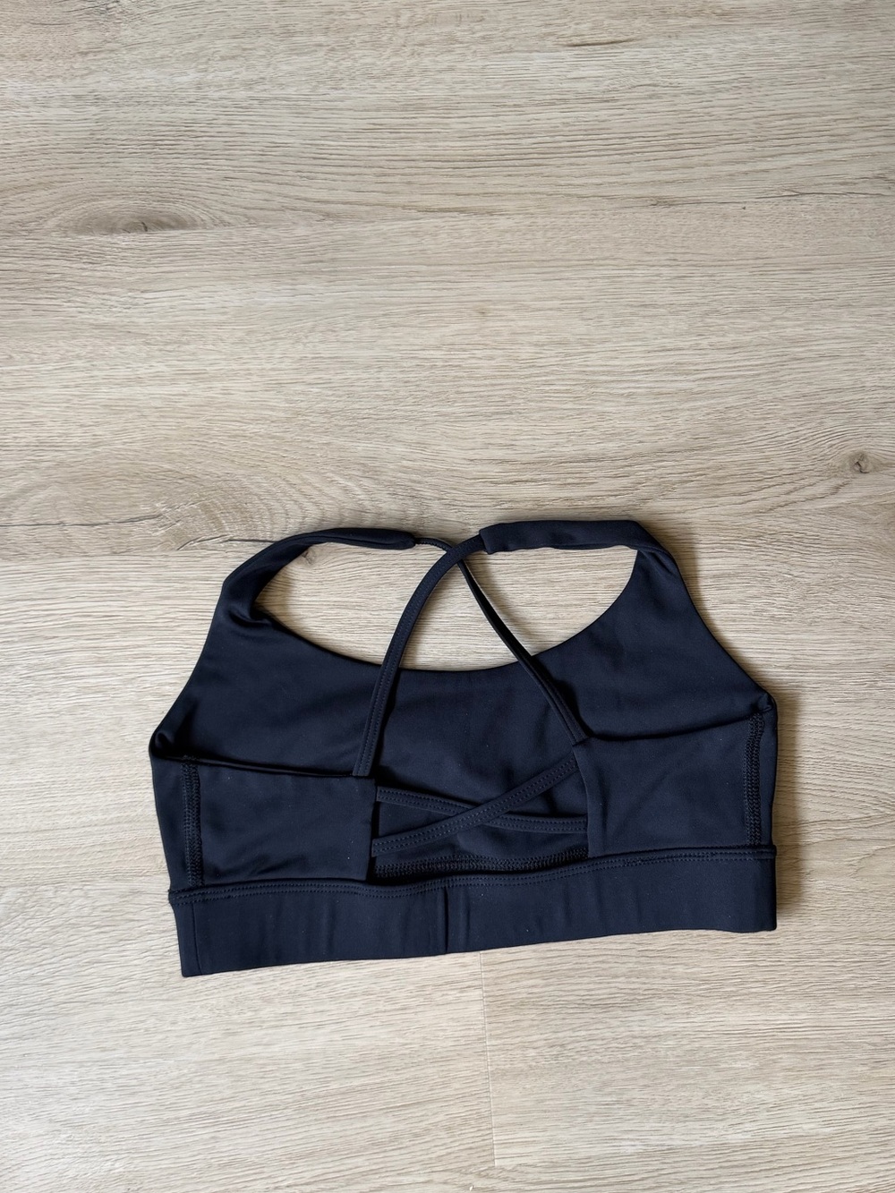 Joah brown strappy open back bra